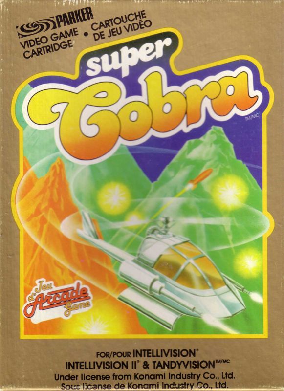 Super Cobra box art for MSX